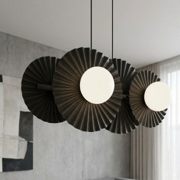 Lustr na lanku UMBRA 4xG9/8W/230V černá