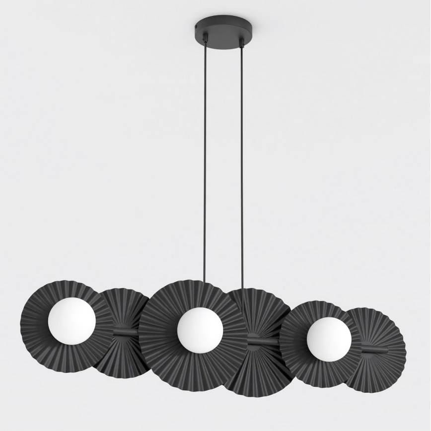 Lustr na lanku UMBRA 6xG9/8W/230V černá
