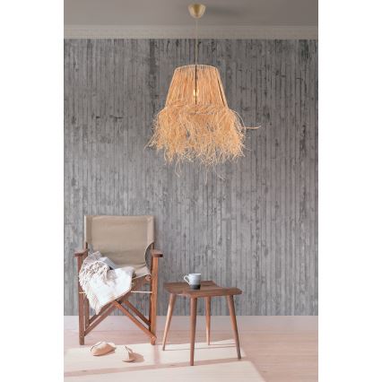 Lustr na lanku VALANCE 1xE27/40W/230V hnědá