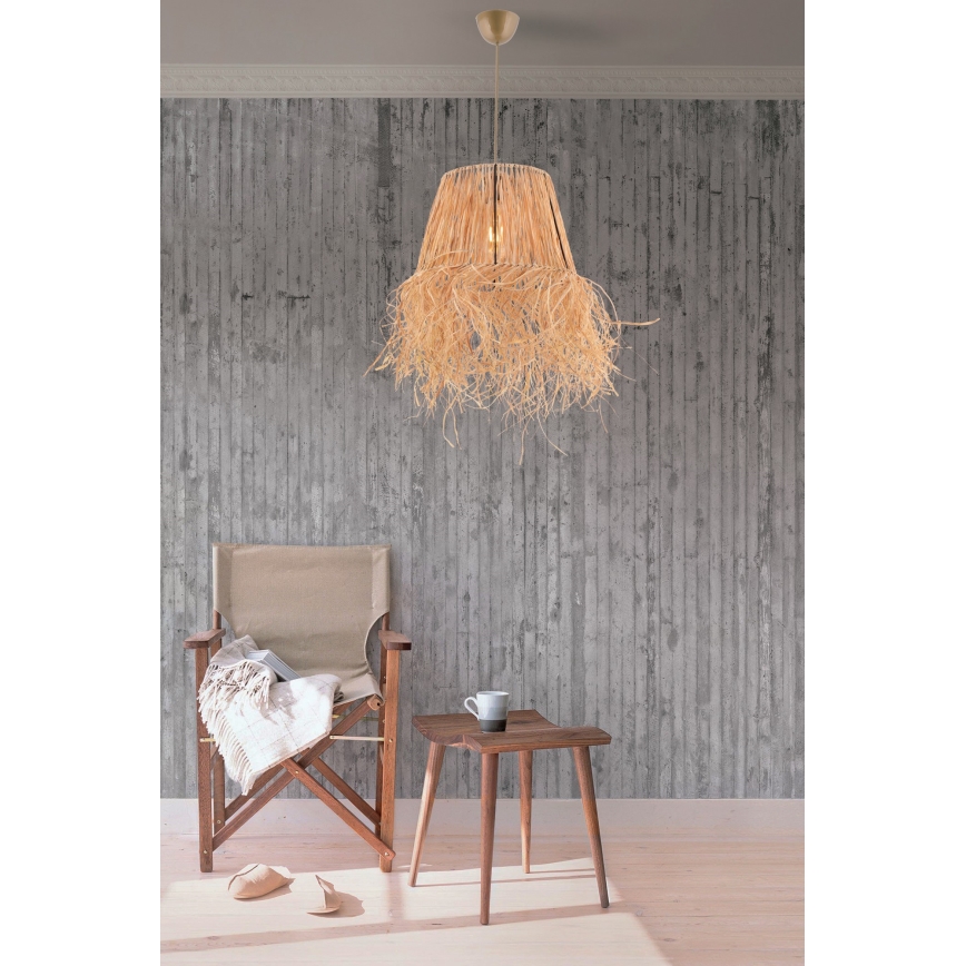 Lustr na lanku VALANCE 1xE27/40W/230V hnědá