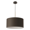 Lustr na lanku VANTI 1xE27/40W/230V hnědá