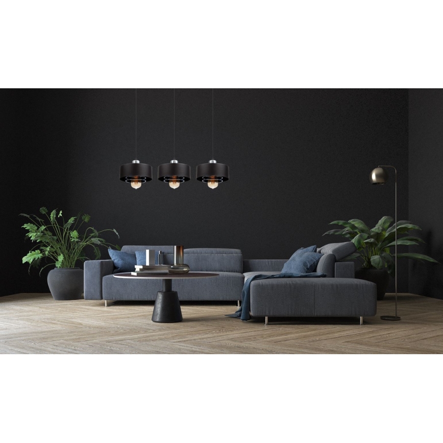 Lustr na lanku VEST 3xE27/60W/230V