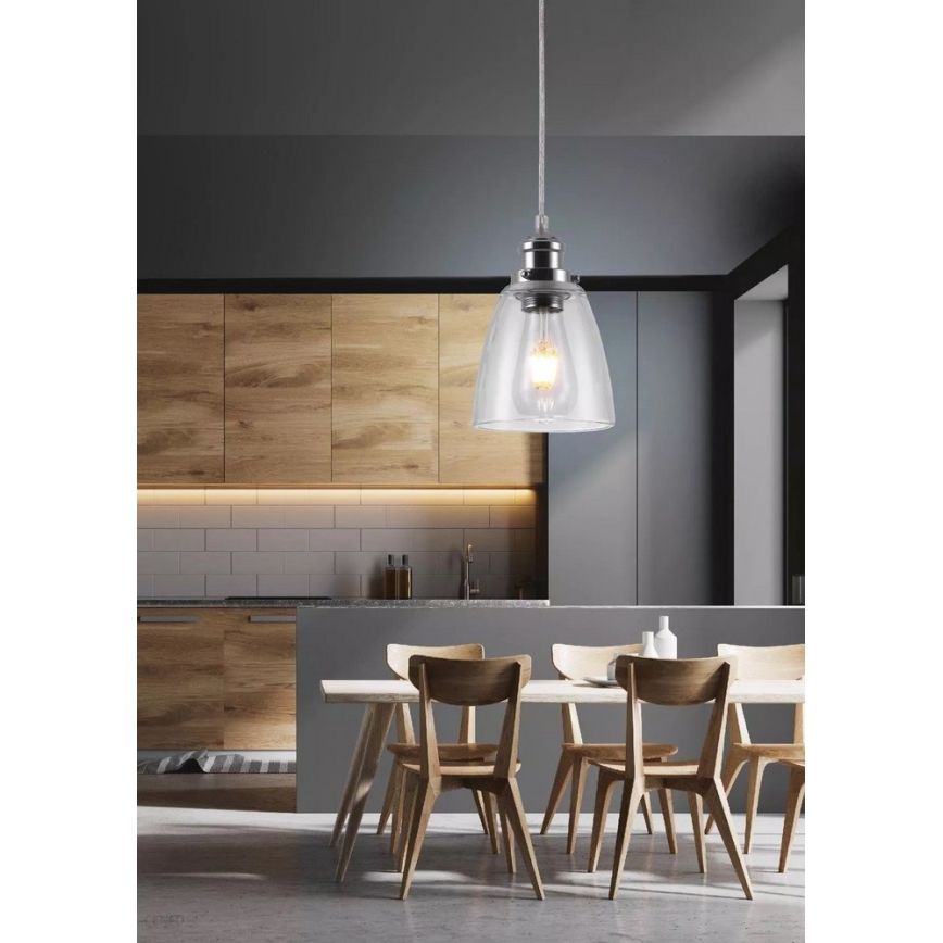 Lustr na lanku VOICE 1xE27/40W/230V