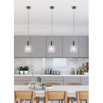 Lustr na lanku VOICE 1xE27/40W/230V