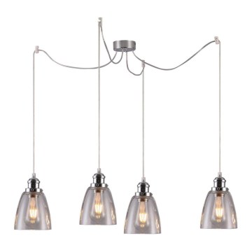 Lustr na lanku VOICE 4xE27/40W/230V pavouk