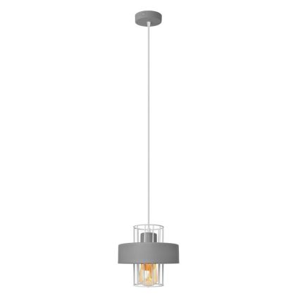 Lustr na lanku VOLTA 1xE27/15W/230V šedá