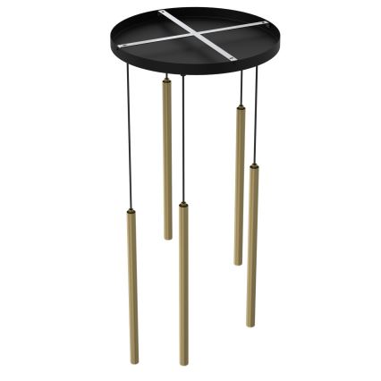 Lustr na lanku YORU 8xG9/8W/230V mosaz