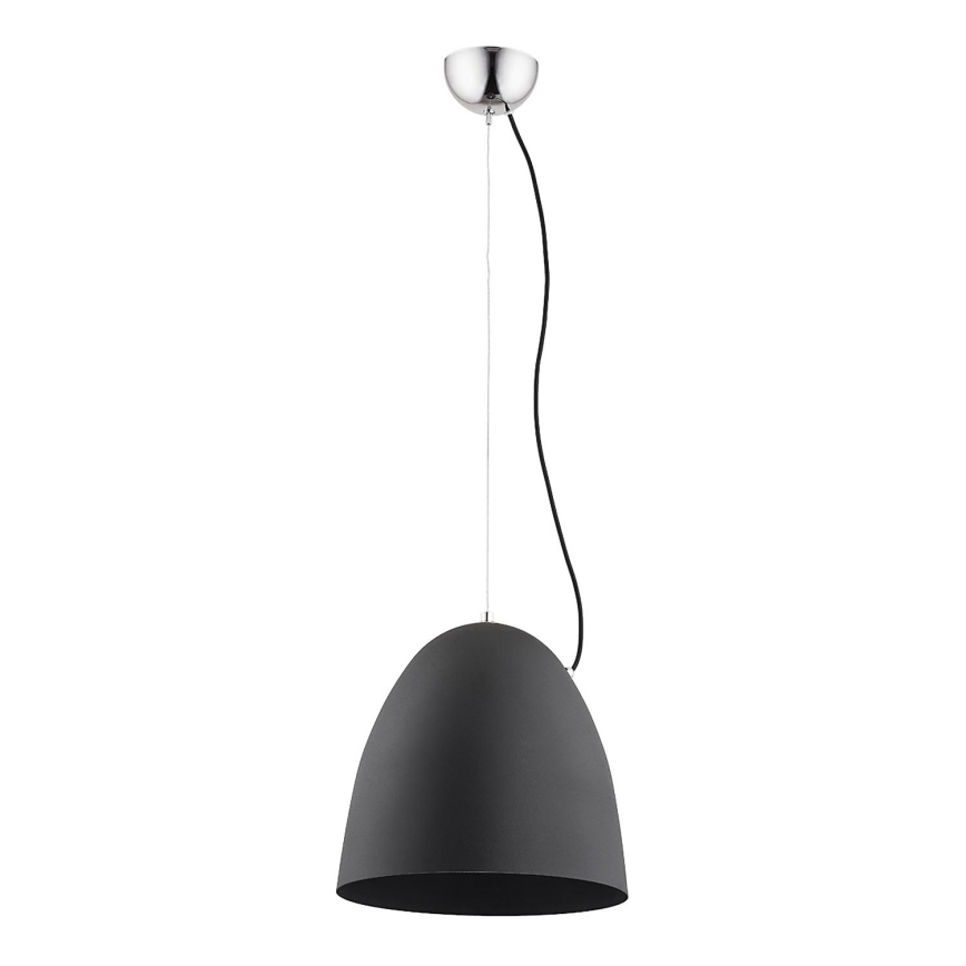 Lustr na lanku ZETES 1xE27/15W/230V černá