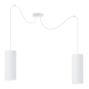 Lustr na lanku ZIK 2xE27/40W/230V pavouk bílá