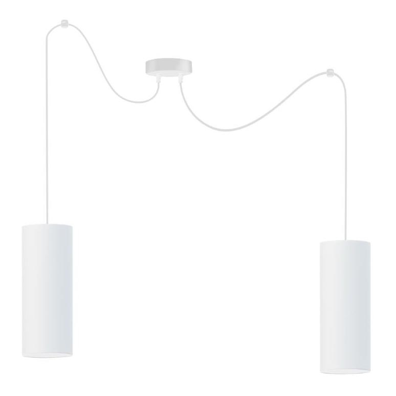 Lustr na lanku ZIK 2xE27/40W/230V pavouk bílá