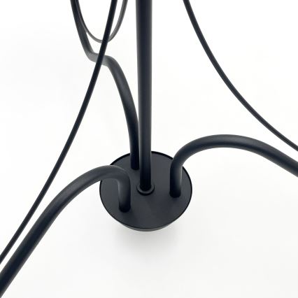 Lustr na řetězu ANTON 3xE14/15W/230V černá