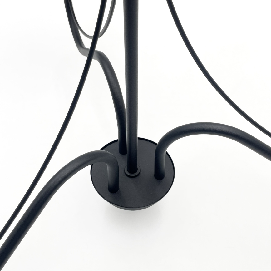 Lustr na řetězu ANTON 3xE14/15W/230V černá