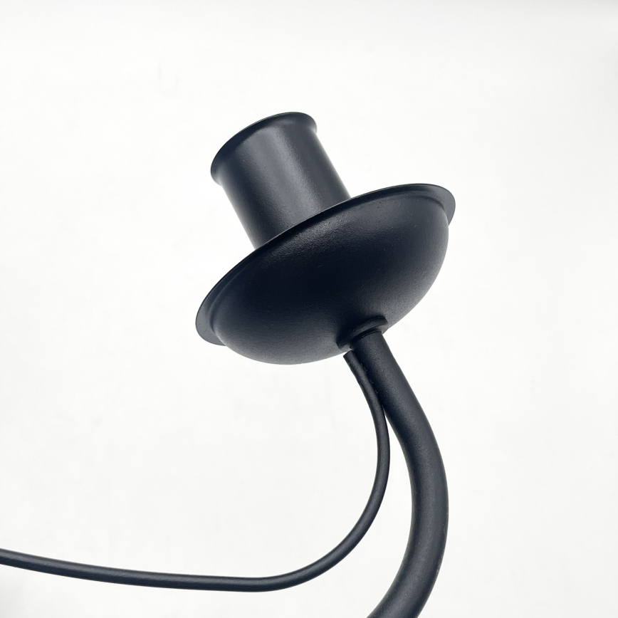 Lustr na řetězu ANTON 3xE14/15W/230V černá