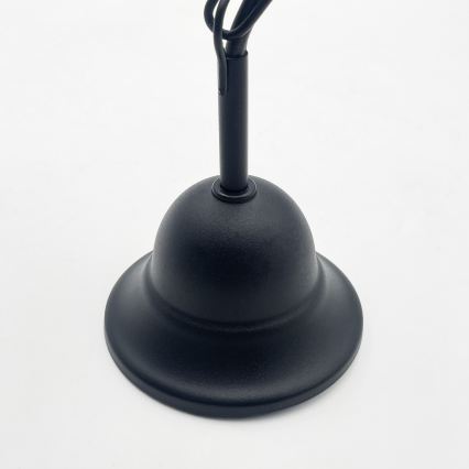 Lustr na řetězu ANTON 3xE14/15W/230V černá