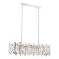 Lustr na řetězu CRYSTALLINE 13xE14/40W/230V lesklý chrom