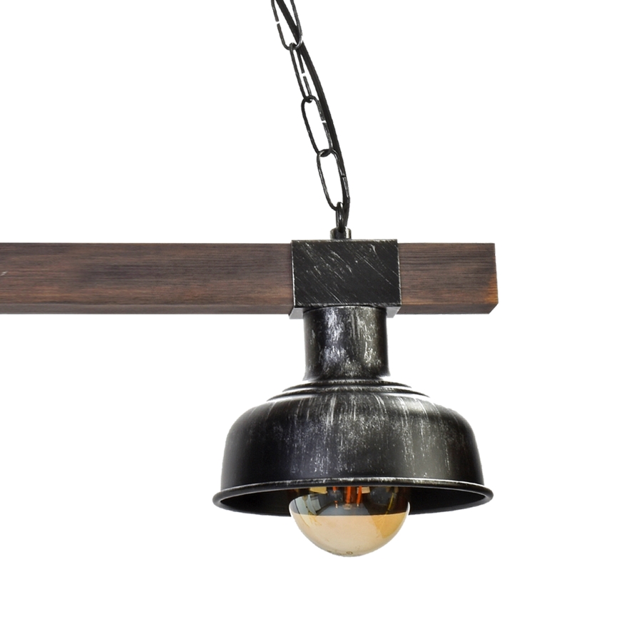 Lustr na řetězu FARO 2xE27/60W/230V