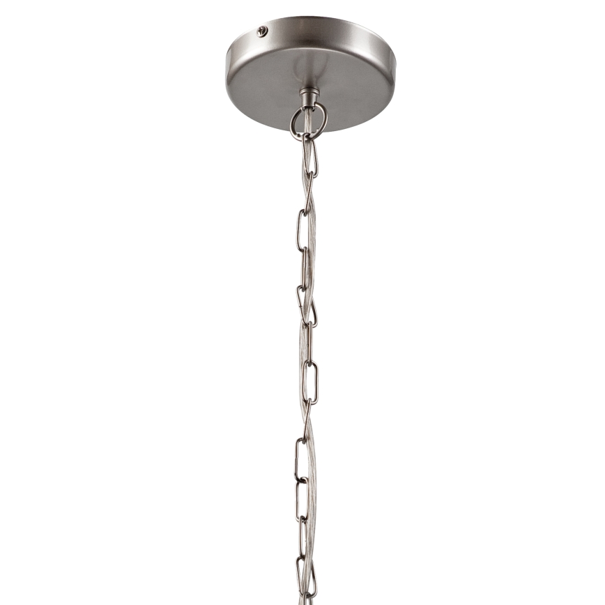 Lustr na řetězu GINA 3xE27/60W/230V matný chrom