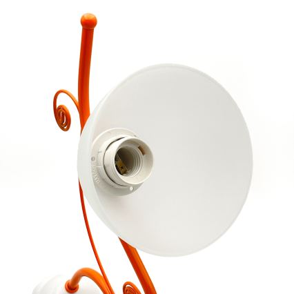 Lustr na řetězu RETRO 3xE27/60W/230V bílá/pestrobarevná