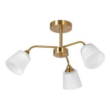 Lustr na tyči 3xE14/60W/230V zlatá