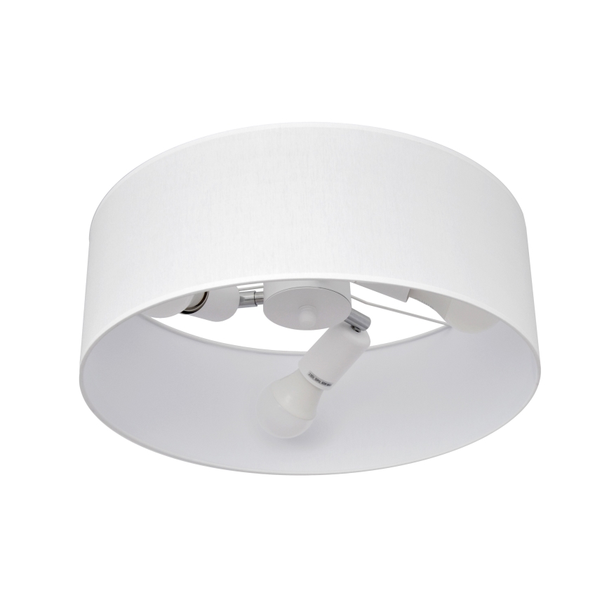 Lustr na tyči ALBA 3xE27/15W/230V bílá