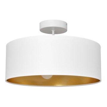 Lustr na tyči ALBA 3xE27/15W/230V bílá/zlatá