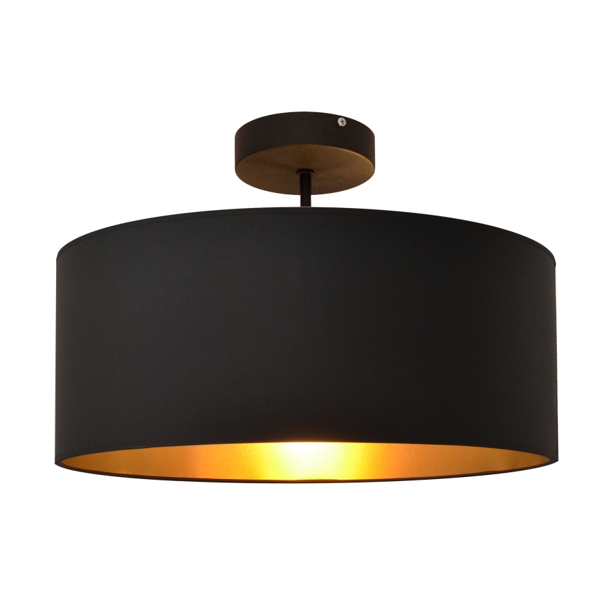 Lustr na tyči ALBA 3xE27/15W/230V černá/zlatá