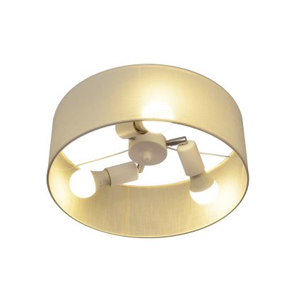 Lustr na tyči ALBA 3xE27/15W/230V krémová
