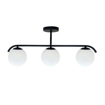 Lustr na tyči AMADEO 3xE14/40W/230V černá