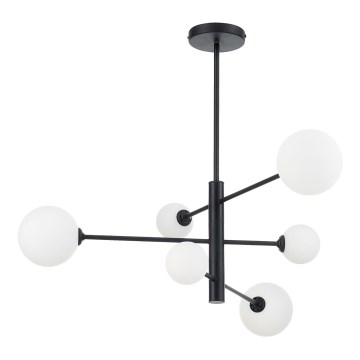 Lustr na tyči DORADO 6xG9/40W/230V černá