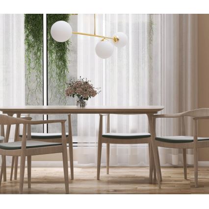 Lustr na tyči FIRA 3xE27/60W/230V zlatá