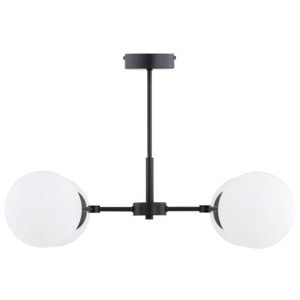 Lustr na tyči FOTON 4xE14/10W/230V černá
