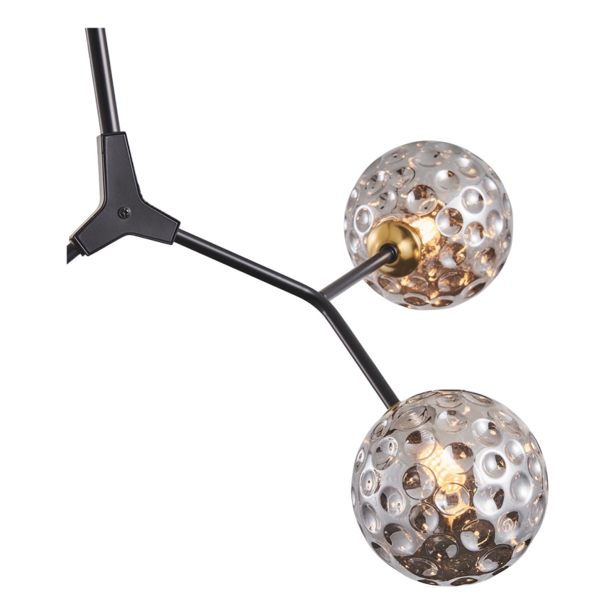 Lustr na tyči GALILEA 3xG9/15W/230V šedá