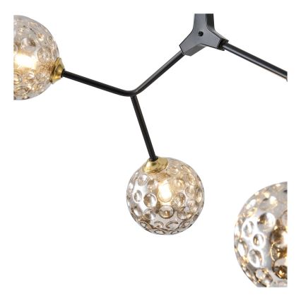 Lustr na tyči GALILEA 5xG9/15W/230V šedá