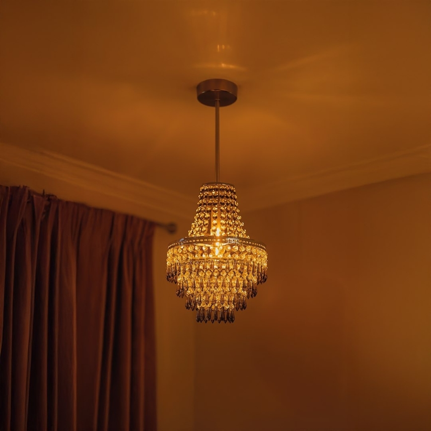 Lustr na tyči GEMMA 1xE27/60W/230V