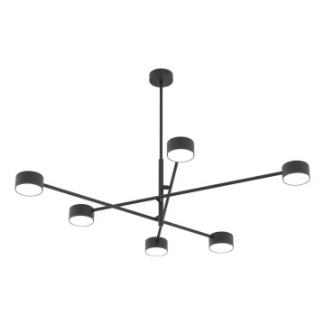 Lustr na tyči NATSU 6xGX53/12W/230V černá