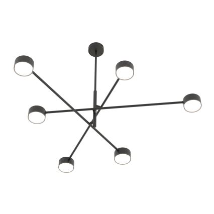 Lustr na tyči NATSU 6xGX53/12W/230V černá