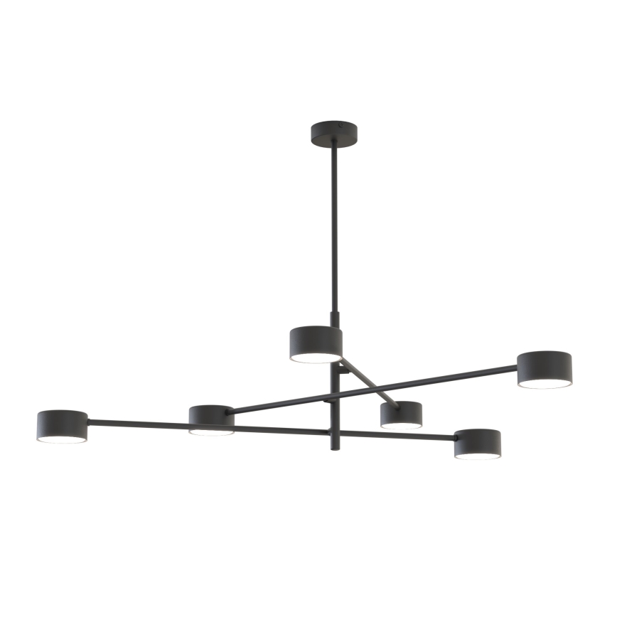 Lustr na tyči NATSU 6xGX53/12W/230V černá