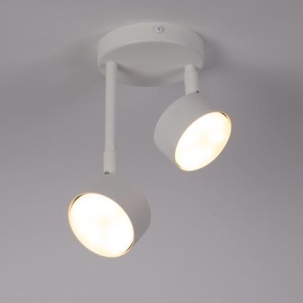 Lustr na tyči NEMO 2xGX53/12W/230V bílá