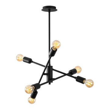 Lustr na tyči OZBEST 6xE27/40W/230V