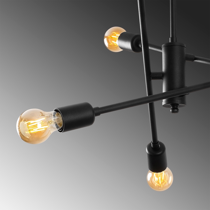 Lustr na tyči OZBEST 6xE27/40W/230V