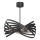 Lustr na tyči SPARKLE 4xE27/15W/230V černá