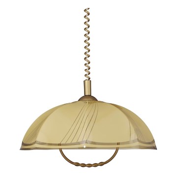 Lustr stahovací AKRYL TR 1xE27/60W béž/zlatá Lustr stahovací AKRYL TR 1xE27/60W béž/zlatá