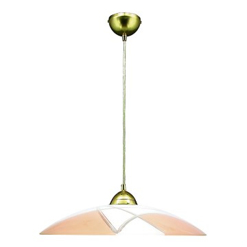 LUXERA 45128 - Lustr na lanku DIAS 1xE27/60W/230V žlutá