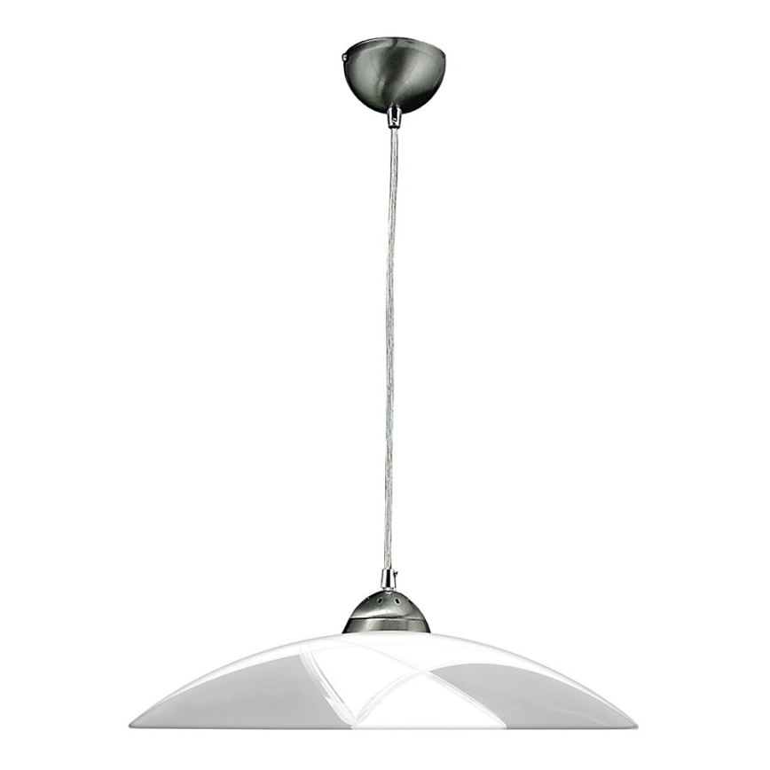 LUXERA 45129 - Lustr na lanku DIAS 1xE27/60W/230V šedý