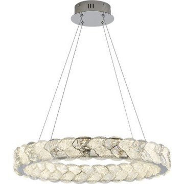 LUXERA 46156 - LED Lustr na lanku LARUNA LED/38W/230V 4000K matný chrom