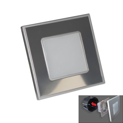 Luxera 48304 - LED Nástěnné schodišťové svítidlo 1xLED/1W/230V