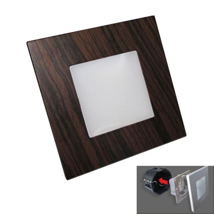 Luxera 48306 - LED orientační svítidlo STEP LIGHT 16xLED/1W/230V