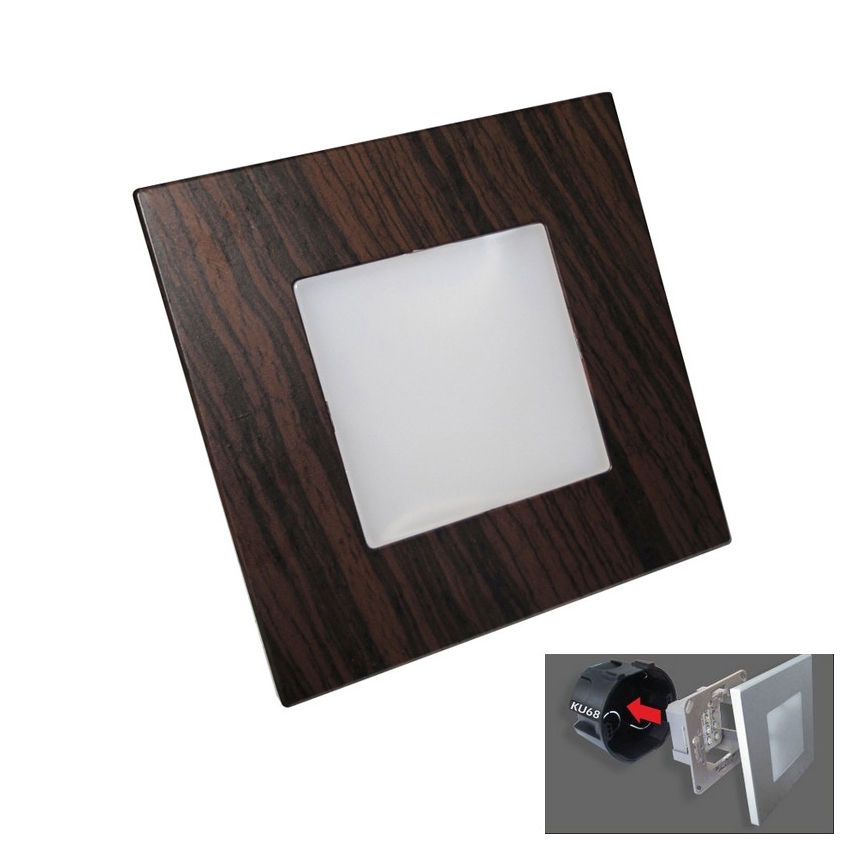 Luxera 48306 - LED orientační svítidlo STEP LIGHT 16xLED/1W/230V