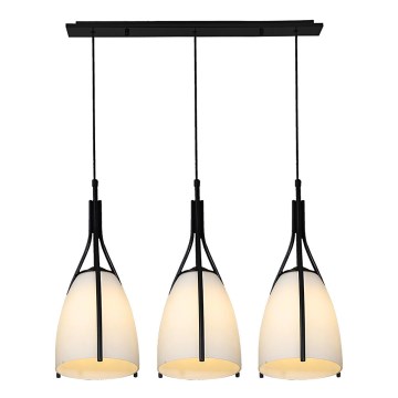 LUXERA 61302 - Lustr na lanku ZORZO 3xE27/60W/230V