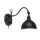 Markslöjd 104636 - Nástěnná lampička EKELUND 1xE27/40W/230V černá